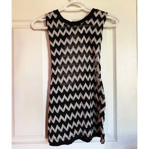 Black And White Tank